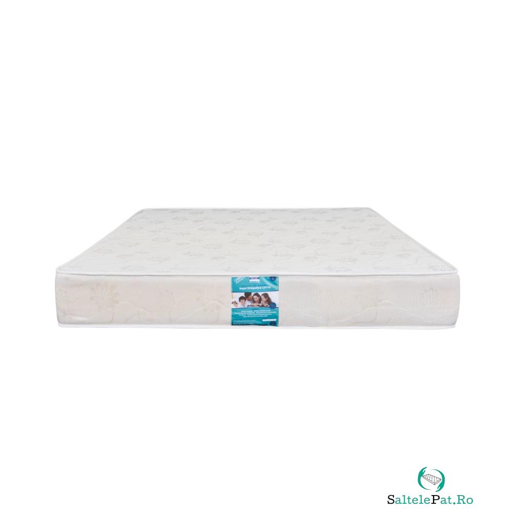  Saltea superortopedica Letto, arcuri Bonell, material Jaquard, alb, 200 x 22 x 180 cm