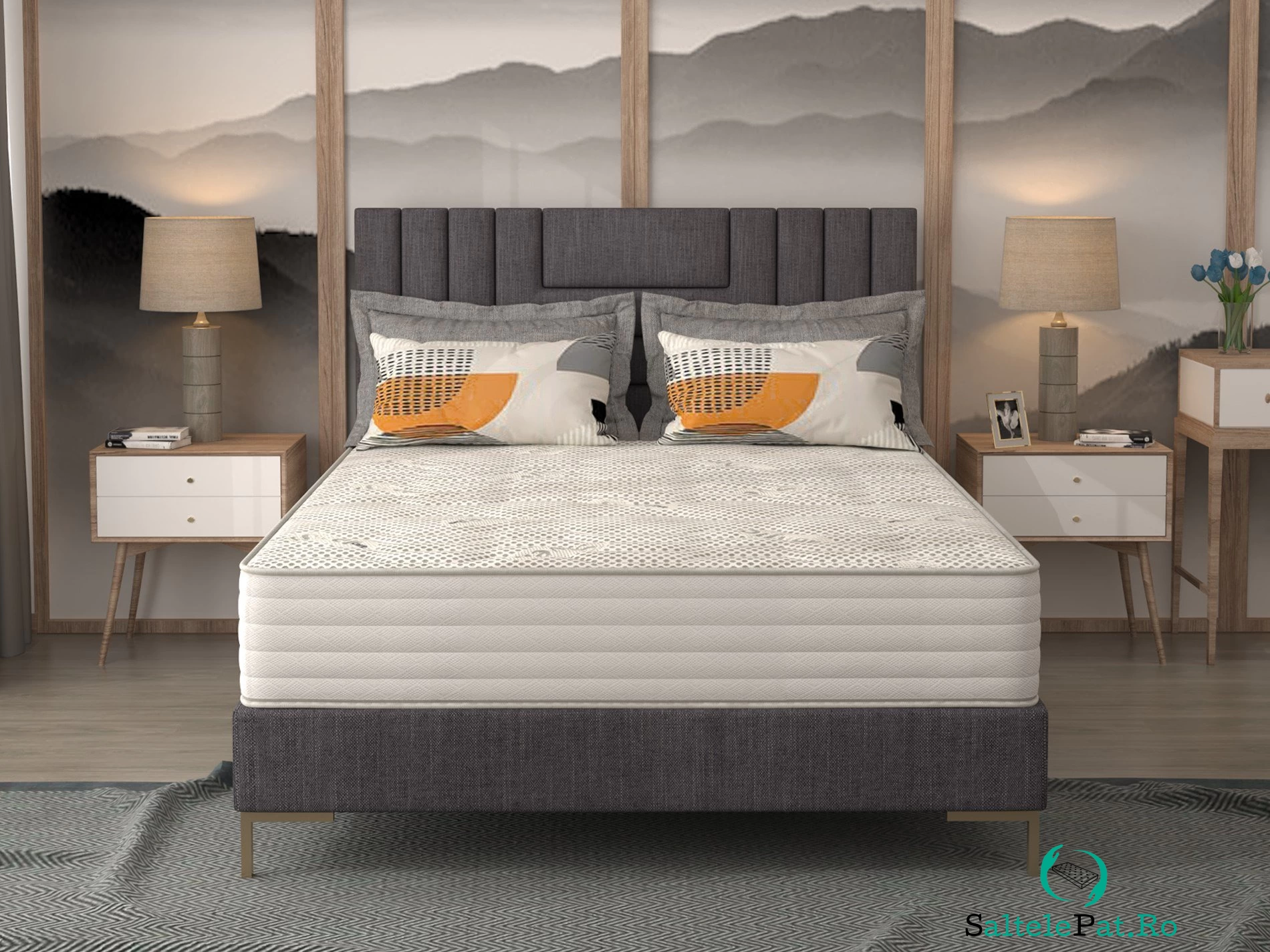 Saltea cu arcuri Silver Protect 4 HOTEL 160x200, inaltime 25 cm, ortopedica, duritate extra ferma la 1,255.41 lei ron