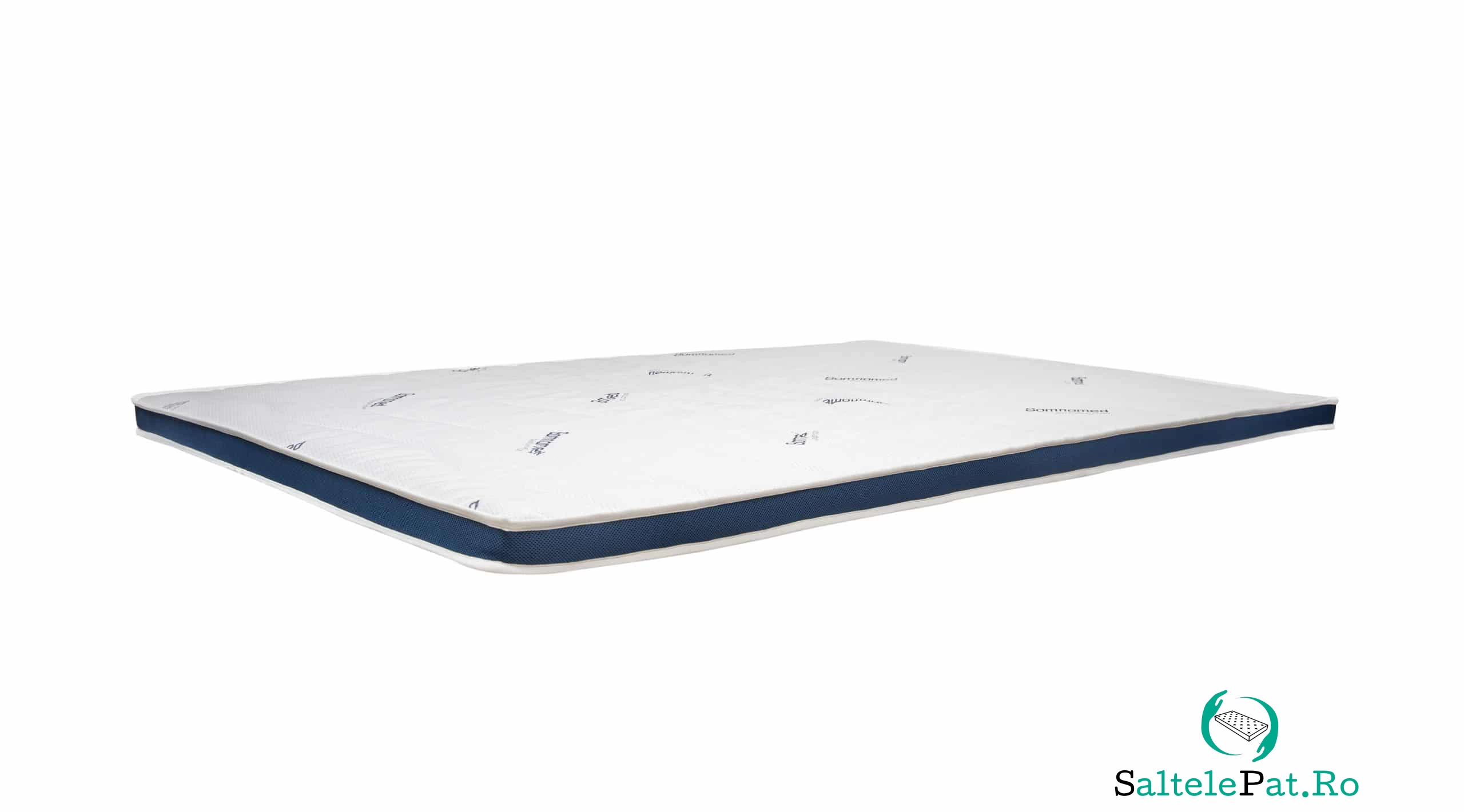 Topper cu memorie 160x200, SomnoMed Antiacaria, pentru alergici, H 4+3cm, husa detasabila si lavabila la 622.24 lei ron